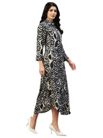 Animal Printed Summer Cool Women's Shirt Dress in Germany
