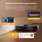 Roborock QV 35S Set Roboter-Staubsauger mit Multifunktions-Dockingstation (mit Staubbeutel*2 Stück und Filter*1 Stück)