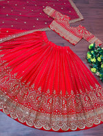 New Đěsigner Sequence  Lehenga -Choli With Dupatta