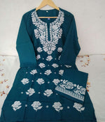 Lucknowi Chikankari Kurta Set In Germany