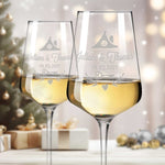 Stölzle Lausitz Weingläser mit Gravur - First Christmas
