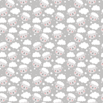 Baby Gurtschutz Schafe mit Wolken