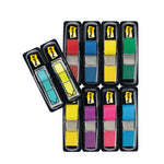 Post-it® Index Haftstreifen, Mini, Verschiedene Farben, 11.9 mm x 43.2 mm, Promotion  + Post-it® Index Pfeile, Blau und Gelb, 11.9 mm x 43.2 mm, 8 Spender + 4 Gratis/Packung | Packung (1 Stück)