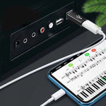 USB 3.1 MIDI Adapter Typ C Buchse zu 2.0 Typ B Stecker Kabel in Rot | System-S