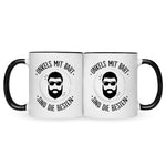 Bedruckte Tasse mit Name - Onkels mit Bart