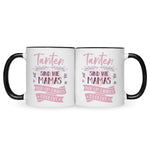 Bedruckte Tasse mit Spruch Tanten sind wie Mamas