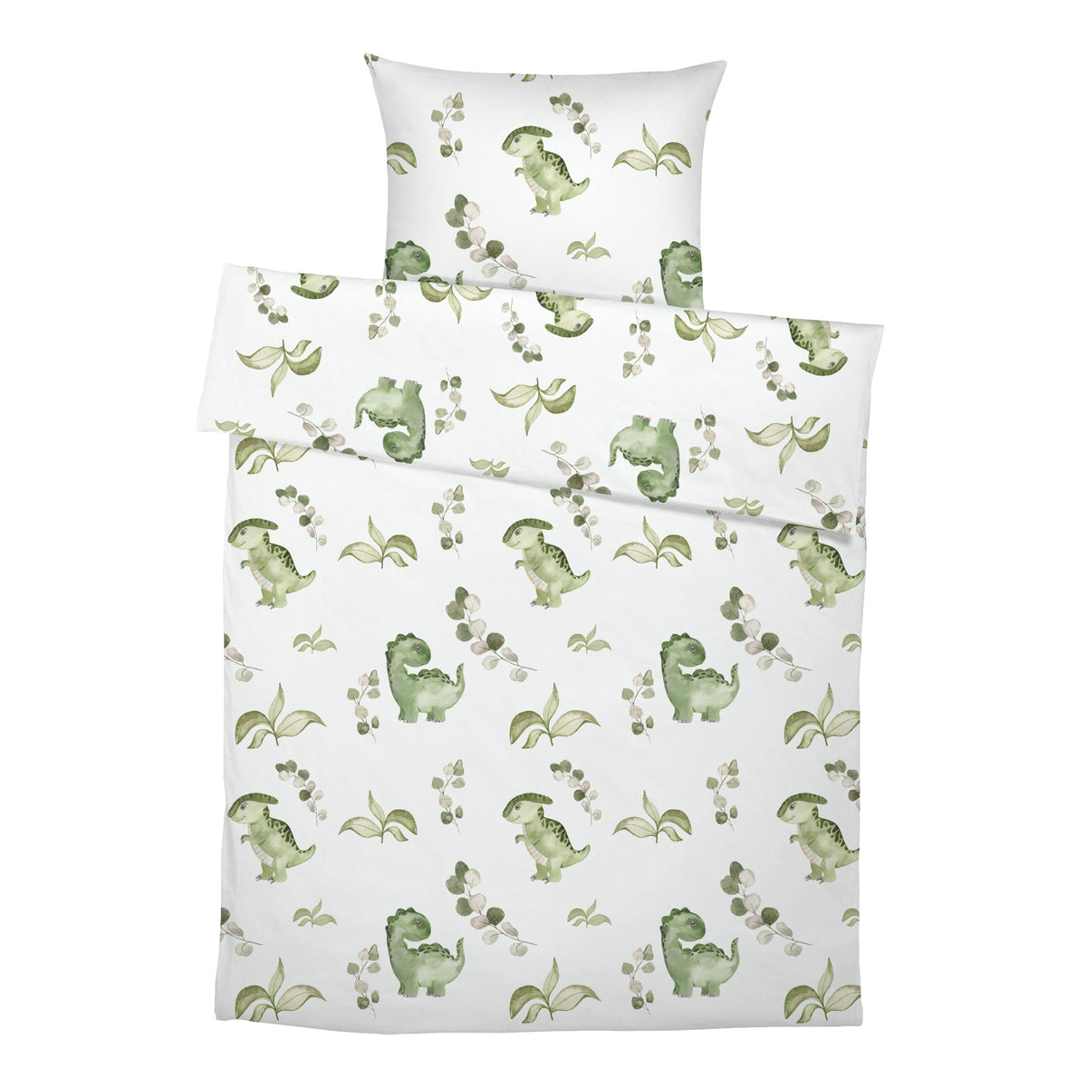 “Eukalyptus Dinos” Premium Kinderbettwäsche