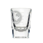 Rhino Coffee Gear Espresso-Mess-Becher – Doppel-Tüllen-Glas