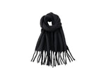 Fransenschal Bouclé » Damenschal 210 x 40 cm » Winter Damen Schal mit Quasten » Winterschal Super Soft