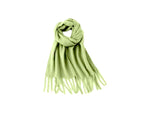 Fransenschal Bouclé » Damenschal 210 x 40 cm » Winter Damen Schal mit Quasten » Winterschal Super Soft