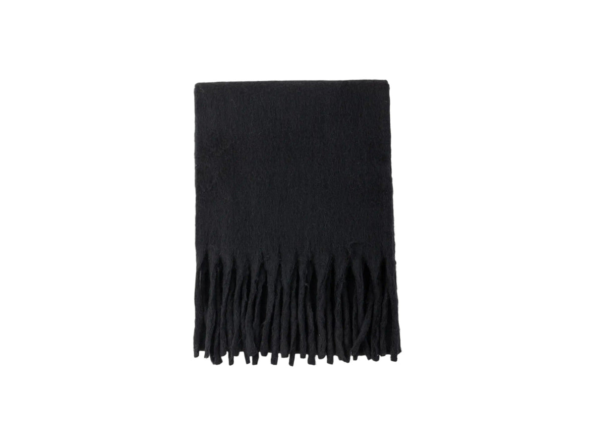 Fransenschal Bouclé » Damenschal 210 x 40 cm » Winter Damen Schal mit Quasten » Winterschal Super Soft