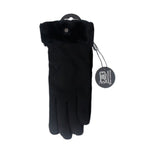 Winter Handschuhe » Gefütterte Fingerhandschuhe Suede mit Thermo Teddy » Winterhandschuhe mit Touchfunktion