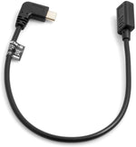 USB Typ C auf USB Typ C Kabel, 90 Grad gewinkelt 30cm | System-S