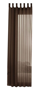 Schlaufenschal Gardine uni transparent Voile 61175