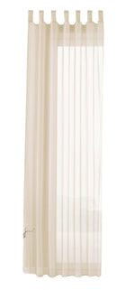 Schlaufenschal Gardine uni transparent Voile 61175