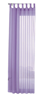 Schlaufenschal Gardine uni transparent Voile 61175