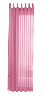 Schlaufenschal Gardine uni transparent Voile 61175
