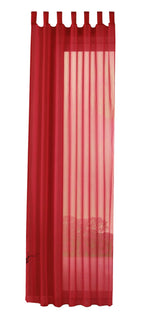Schlaufenschal Gardine uni transparent Voile 61175