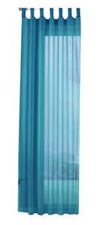 Schlaufenschal Gardine uni transparent Voile 61175