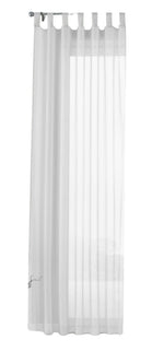 Schlaufenschal Gardine uni transparent Voile 61175