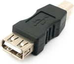 USB Typ A Buchse auf USB Typ B Stecker Adapterkabel Adapterstecker Adapter | System-S