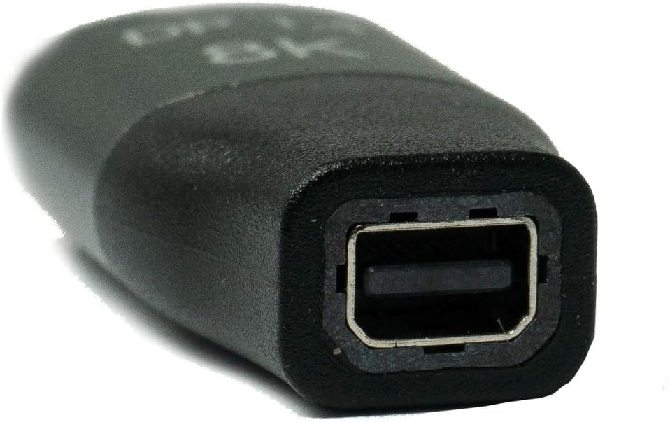 Mini Display Port Adapter 1.4 Stecker zu Display Port  Stecker in Schwarz | System-S