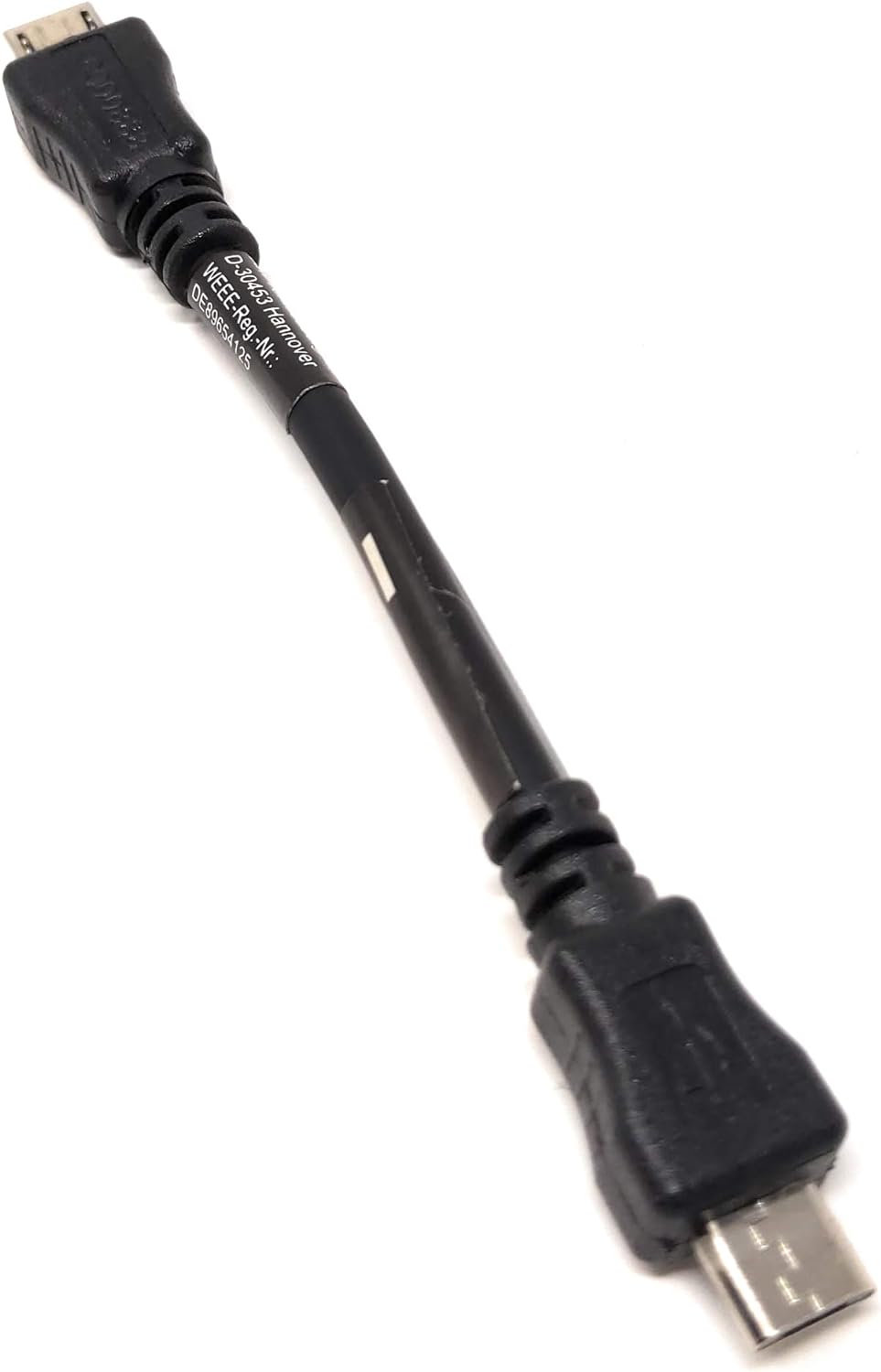 USB 2.0 Micro-B Stecker zu USB 2.0 Micro-B Stecker Kabel 10cm | System-S
