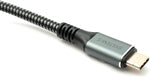 USB4 USB 50 cm Kabel Typ C Stecker zu Buchse geflochten 40 Gbit/s 240 W USB 4.0 Kabel | System-S