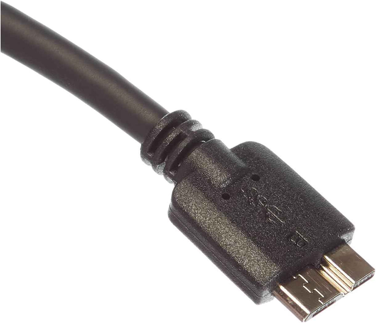 Kurzes Micro USB 3.0 (USB 3.0 Micro-B) Daten & Ladekabel 10 cm für Samsung Galaxy Note 3 | System-S