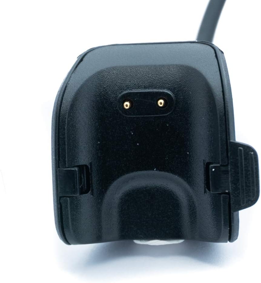 USB 2.0 Kabel in Schwarz Ladestation Ladekabel für Samsung R220 Fit2 Smartwatch | System-S