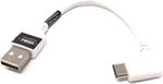 USB 3.1 Typ C 90° Gewinkelt Winkelstecker zu USB 2.0 A Kabel 10 cm | System-S