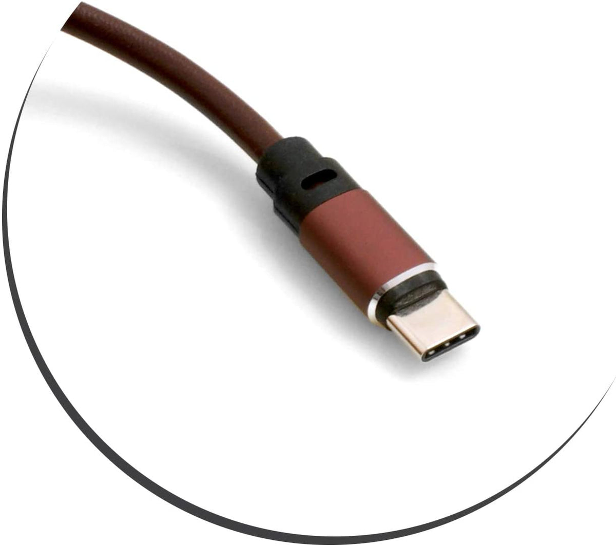 USB 3.1 zu USB 3.0 Kabel 100 cm Lederimitat Ummantelung | System-S