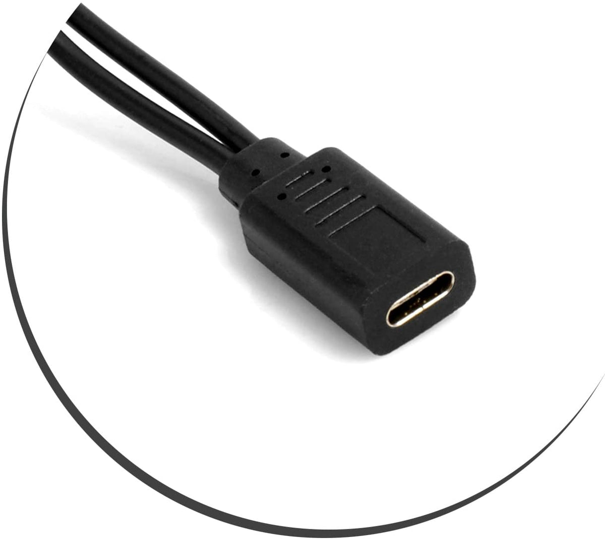 USB Typ C Eingang zu 2X Micro USB Ausgang Y Kabel Splitter  Kabel | System-S