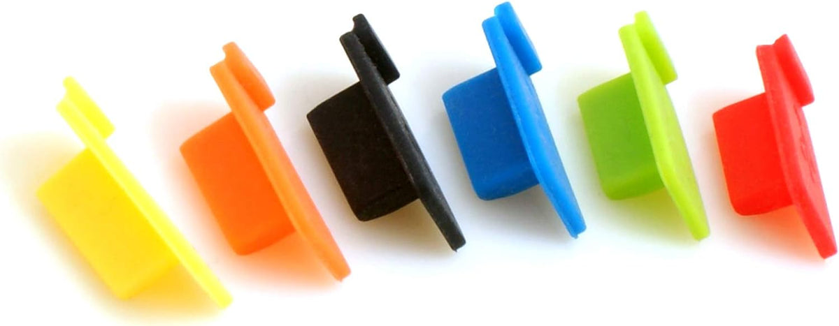 Anti Staub Silikon Abdeckung für USB A Buchse Staubschutz 6 Stück | System-S