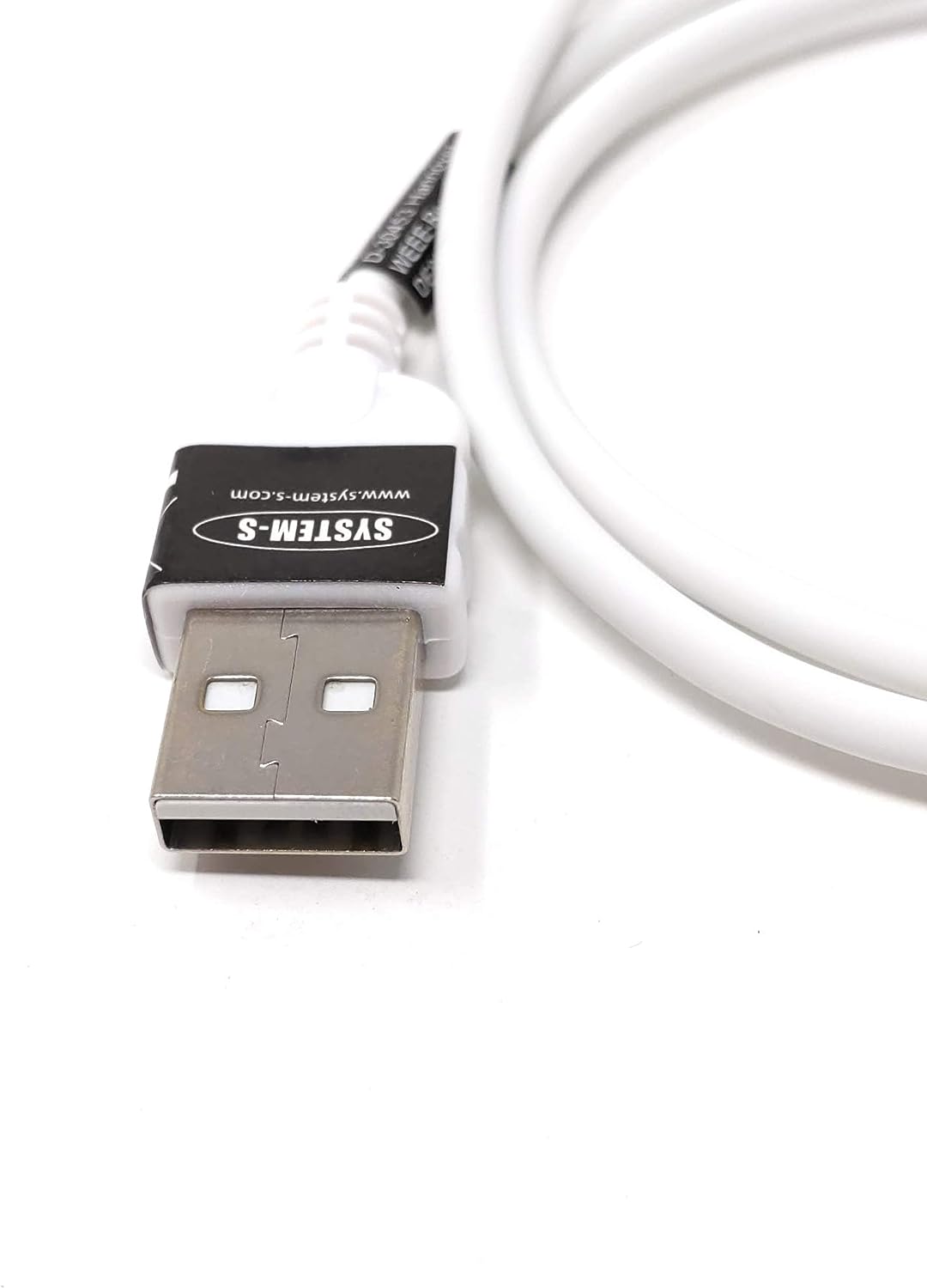 Micro USB Kabel 100 cm Rechts Gewinkelt 90° Winkel | System-S