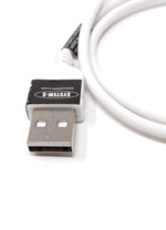 USB A Stecker zu USB 2.0 Micro B Stecker 50 cm Kabel 90° Links Gewinkelt | System-S