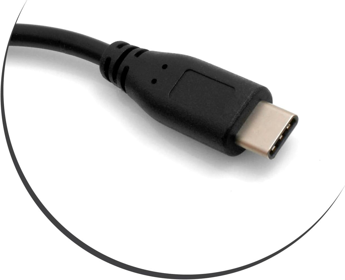 USB 3.1 Type C Stecker zu Mini USB Buchse Kabel Datenkabel Ladekabel 28 cm | System-S