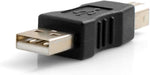 USB Typ A Stecker auf USB Typ B Stecker Adapterkabel Adapterstecker Adapter Converter | System-S