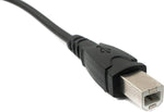 USB 2.0 Kabel 30cm Typ B Stecker zu 5 polig Leiterplattenstecker Schwarz | System-S