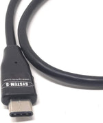 USB Type C 3.1 Stecker zu Mini USB Stecker Host OTG On The Go Host Kabel 50 cm | System-S