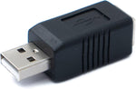 USB A male auf  USB B female Adapterstecker Converter Konverter Adapter | System-S