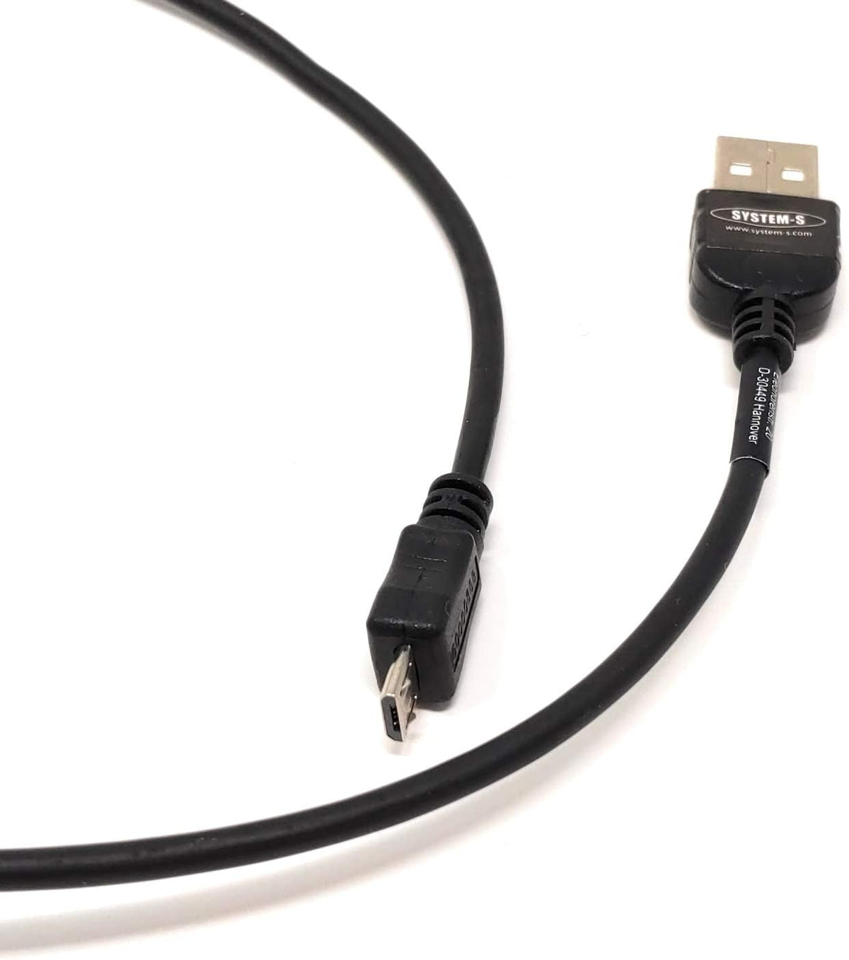 Micro USB Kabel Datenkabel Ladekabel Spiralkabel 30 - 135 cm | System-S
