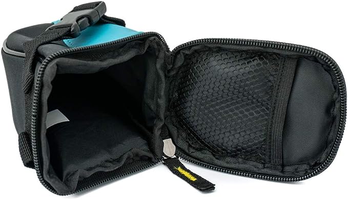 Fahrrad Sattel Tasche Halterung Befestigung wasserfest in Hellblau | System-S