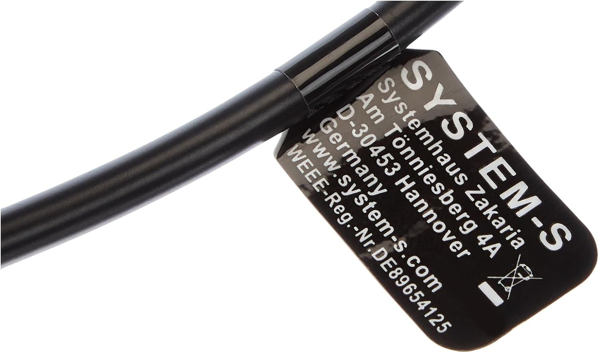 Micro USB Kabel 90° Grad abwärts gewinkelt Winkel Adapter Datenkabel Ladekabel 27 cm | System-S