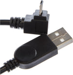 Micro USB Kabel 90° Grad abwärts gewinkelt Winkel Adapter Datenkabel Ladekabel 27 cm | System-S