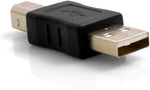 USB Typ A Stecker (male) auf USB Typ B Stecker (male) Adapterkabel Adapterstecker Adapter | System-S