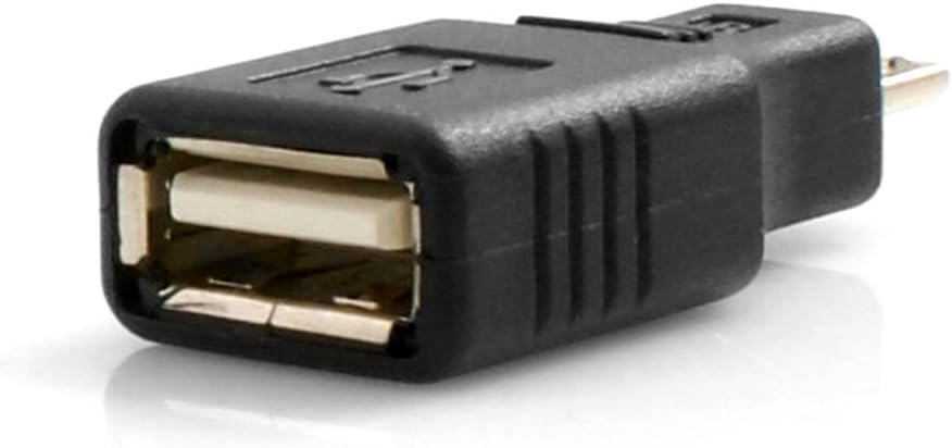 OTG Adapter USB A Eingang zu Micro USB Stecker Adapter Stecker On-The-Go Host Kabel | System-S