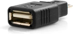 OTG Adapter USB A Eingang zu Micro USB Stecker Adapter Stecker On-The-Go Host Kabel | System-S