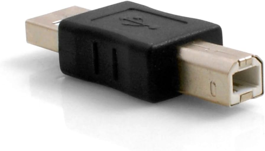 USB Typ A Stecker (male) auf USB Typ B Stecker (male) Adapterkabel Adapterstecker Adapter | System-S