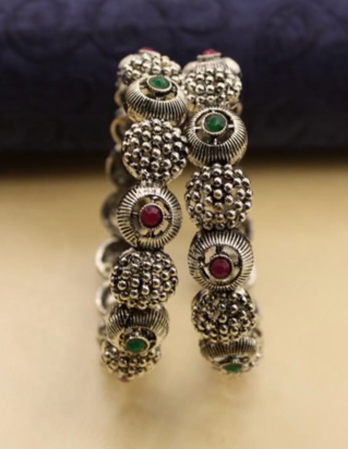 Oxidised  Bangles Set